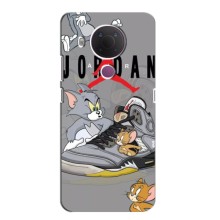 Силиконовый Чехол Nike Air Jordan на Нокиа 5.4 (Air Jordan)