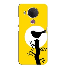 Силиконовый чехол с птичкой на Nokia 5.4 – Птичка