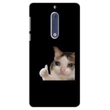 Бампер с принтом Мемы для Nokia 5 – Кот в слезах