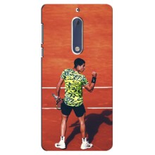 Чехлы с принтом Спортивная тематика для Nokia 5 – Алькарас Теннисист