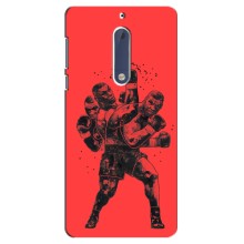 Чехлы с принтом Спортивная тематика для Nokia 5 – Тайсон Бокс