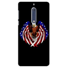 Чехол Флаг USA для Nokia 5 – Крылья США