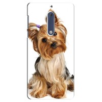 Чехол (ТПУ) Милые собачки для Nokia 5 (Собака Терьер)