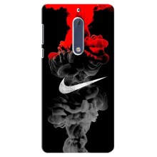 Силіконовый Чохол на Nokia 5 з картинкою НАЙК – Nike дим