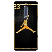 Силіконовый Чохол Nike Air Jordan на Нокіа 5 (Джордан 23)