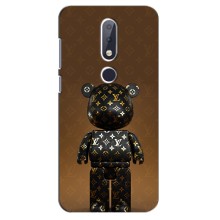 Чохли для Nokia 6.1 Plus - Bearbrick Louis Vuitton (PREMIUMPrint)