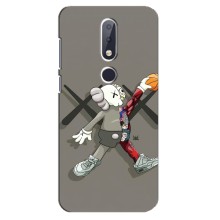 Чохли для Nokia 6.1 Plus - Bearbrick Louis Vuitton (PREMIUMPrint) (Беарбрік Джордан)