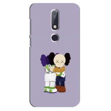 Чехлы для Nokia 6.1 Plus - Bearbrick Louis Vuitton (PREMIUMPrint) (Дружба Беарбрик)