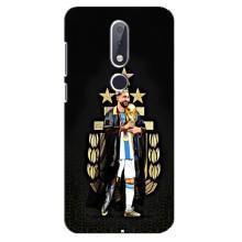 Чехлы для Nokia 6.1 Plus (Leo чемпион) (AlphaPrint) (Месси Король)