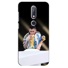 Чехлы Лео Месси Аргентина для Nokia 6.1 Plus (Кубок Мира)