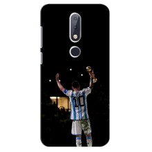 Чехлы Лео Месси Аргентина для Nokia 6.1 Plus (Лео Чемпион)
