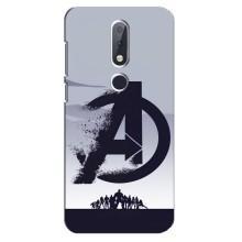 Чехлы с героями Марвел Nokia 6.1 Plus (VPrint)