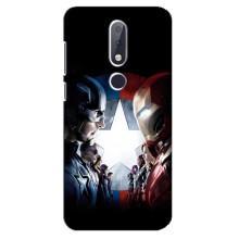 Чехлы с героями Марвел Nokia 6.1 Plus (VPrint)
