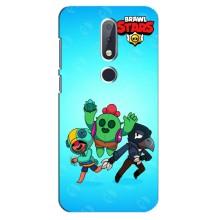 Чехлы Brawl Stars для Nokia 6.1 Plus (AlphaPrint)