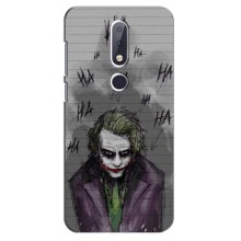 Чехлы с картинкой Джокера на Nokia 6.1 Plus (Joker клоун)