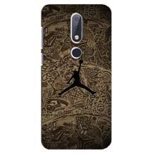 Чехлы для Nokia 6.1 Plus - с картинкой JORDAN (AlphaPrint) – Logo Jordan