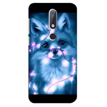 Чехлы с картинкой Лисички для Nokia 6.1 Plus (VPrint) (Яркая лисичка)