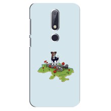 Чехлы с картинкой собаки Патрон для Nokia 6.1 Plus (AlphaPrint) (Сапер Пес)