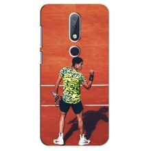 Чехлы с принтом Спортивная тематика для Nokia 6.1 Plus (Алькарас Теннисист)