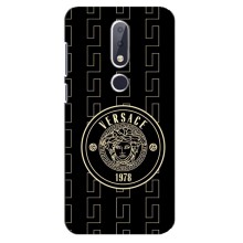 Чехлы VERSACE для Нокиа 6.1 Плюс (PREMIUMPrint) (Лого Версаче)