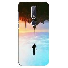 Чехол с человеком пауком для Nokia 6.1 Plus - (AlphaPrint) (Паук человек)