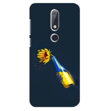 Чехол для Патриота Украины Nokia 6.1 Plus - (AlphaPrint) (Коктейль молотова)