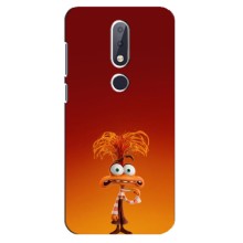 Чехол Головоломка для Nokia 6.1 Plus - (AlphaPrint) (Тревожность)