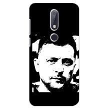 Чехол для Nokia 6.1 Plus (AlphaPrint - с принтом Зеленского) – Зеленский АРТ