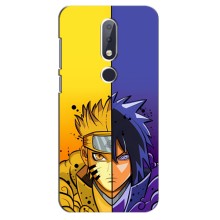 Купить Чехлы на телефон с принтом Anime для Нокиа 6.1 Плюс (Naruto Vs Sasuke)