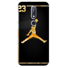 Силиконовый Чехол Nike Air Jordan на Нокиа 6.1 Плюс (Джордан 23)