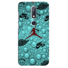Силиконовый Чехол Nike Air Jordan на Нокиа 6.1 Плюс (Джордан Найк)