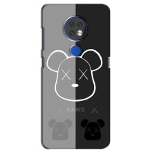 Чехлы для Nokia 6.2 (2019) - Bearbrick Louis Vuitton (PREMIUMPrint) (БеарБрик глаза)