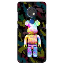 Чехлы для Nokia 6.2 (2019) - Bearbrick Louis Vuitton (PREMIUMPrint) (Яркий Bearbrick)