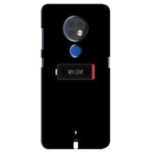 Чехлы для любимой на Нокіа 6.2 (2019) (VPrint) (Love battery)