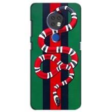 Чохли  GUCCI для Нокіа 6.2 (2019) (AlphaPrint) (Gucci змія)