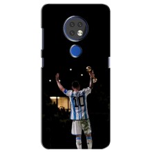 Чехлы Лео Месси Аргентина для Nokia 6.2 (2019) (Лео Чемпион)