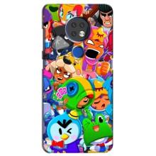 Чехлы Brawl Stars для Nokia 6.2 (2019) (AlphaPrint) – Герои Бравл Старс