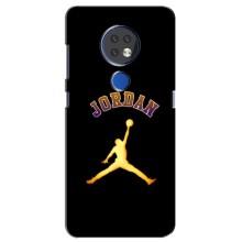 Чохли для Nokia 6.2 (2019) - з картинкою JORDAN (AlphaPrint) (Jordan Gold)