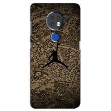 Чохли для Nokia 6.2 (2019) - з картинкою JORDAN (AlphaPrint) (Logo Jordan)