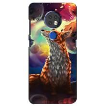 Чохли з картинкою Лисичка для Nokia 6.2 (2019) (VPrint) (Лисичка в космосі)