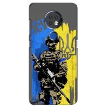 Чехлы с картинкой ЗСУ для Nokia 6.2 (2019) (AlphaPrint) – АРТ солдат