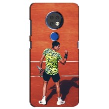 Чехлы с принтом Спортивная тематика для Nokia 6.2 (2019) – Алькарас Теннисист
