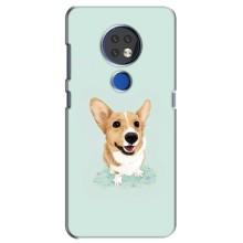 Чехлы с собаками для Nokia 6.2 (2019) (VPrint) (Корги)