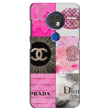 Чехол (Dior, Prada, YSL, Chanel) для Nokia 6.2 (2019) (Модница)