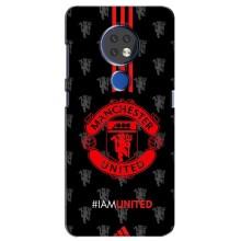 Чохол Манчестер Юнайтед для Нокіа 6.2 (2019) (AlphaPrint) (лого МЮ)