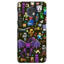 Чохол Майнкрафт на Nokia 6.2 (2019) (AlphaPrint) Minecraft (Колаж Майнкрафт)