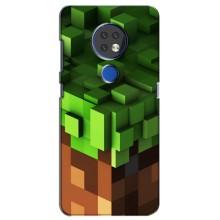 Чохол Майнкрафт на Nokia 6.2 (2019) (AlphaPrint) Minecraft (текстура Майнкрафт)