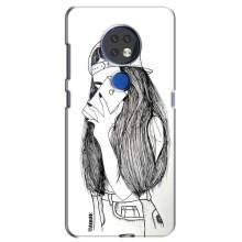 Чохол з друком для Nokia 6.2 (2019) - (Мода) (AlphaPrint) (Фото дівчини)