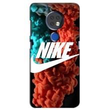 Чохол для Nokia 6.2 (2019) - з принтом Найк (AlphaPrint) (Димчастий найк)