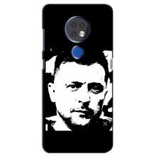 Чехол для Nokia 6.2 (2019) (AlphaPrint - с принтом Зеленского) – Зеленский АРТ